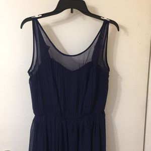 Blue cocktail dress